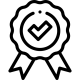 ícono calidad